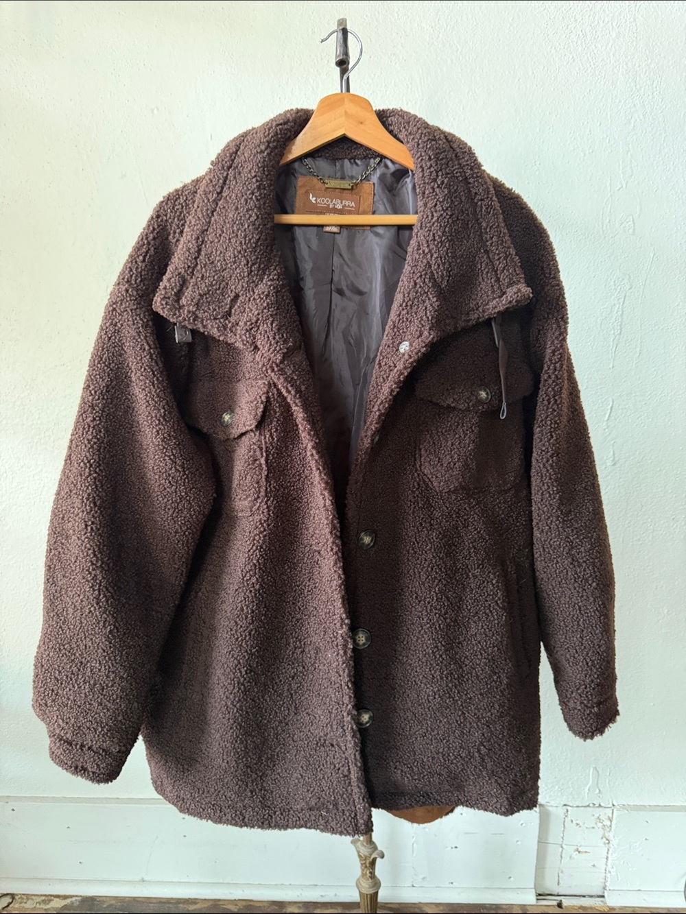 Koolaburra by UGG Teddy PeaCoat Jacket Size Large